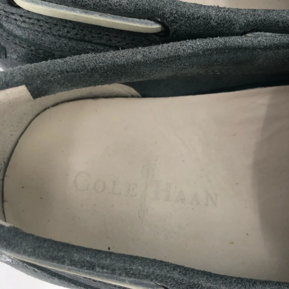 COLE HAAN Men’s Size 11 Gray Boat Shoe Loafers